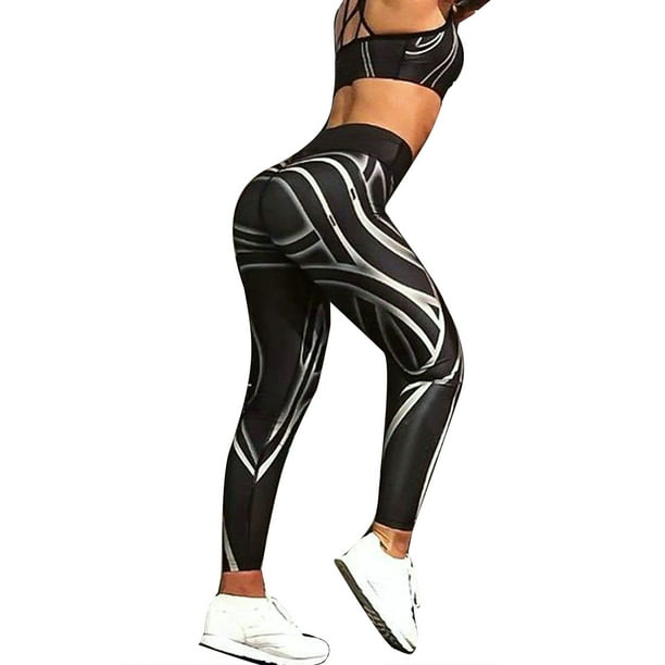 Women High Waist Yoga Fitness Leggings Pants Gym Running Stretch Sports Trousers